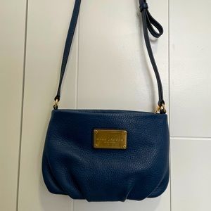 Navy blue Marc Jacobs leather crossbody bag